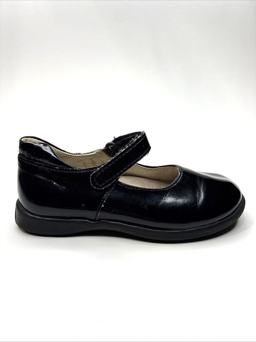 Primigi Kids US 10 EU 27 Black Patent Leather Mary Jane Shoes Girls